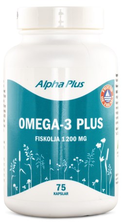 Miniatyrbild Alpha Plus Omega-3 Plus, 75 kaps