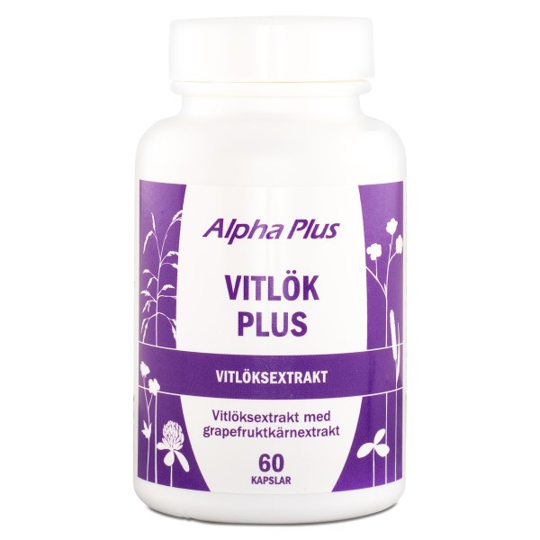 Alpha Plus Vitlök Plus 60 kaps Alpha Plus Vitlök Plus 60 kaps