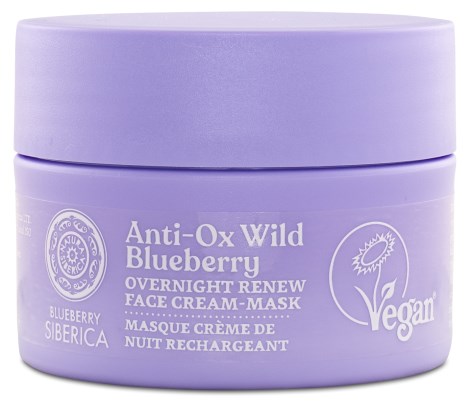 Miniatyrbild Anti-OX Wild Blueberry Overnight renewing Face Cream-mask, 50 ml