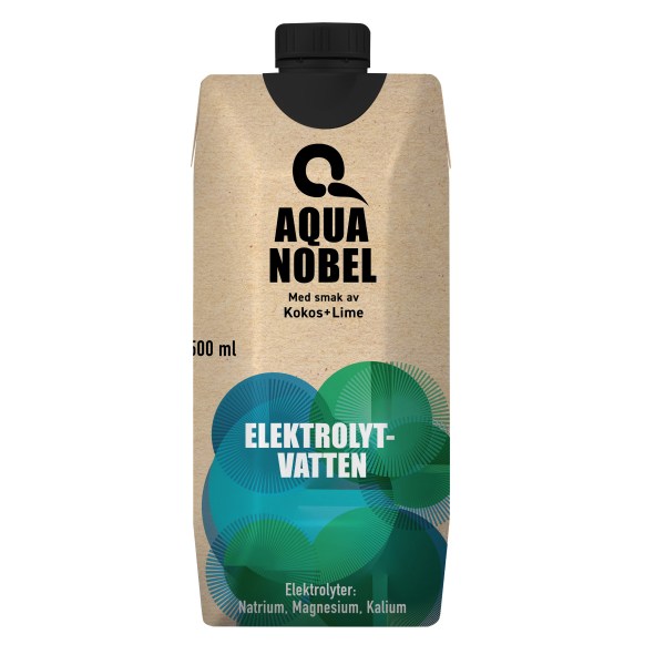 Aqua Nobel Elektrolytvatten, Kokos/Lime, 500 ml