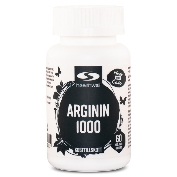 Healthwell Arginin 1000, 60 tabl