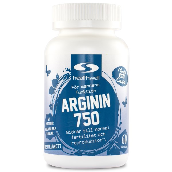 Healthwell Arginin 750 60 kaps