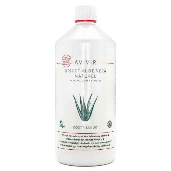 Avivir Aloe Vera Juice Naturell 1 L