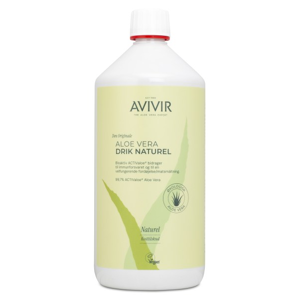 Avivir Aloe Vera Juice Naturell, 1 L