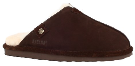 Miniatyrbild Axelda Tofflor bo Herr, 44, Dark Brown/Creme