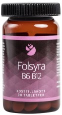 Miniatyrbild Folsyra B6 B12, 90 tabl