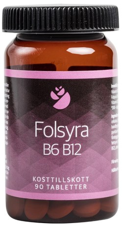 Miniatyrbild Folsyra B6 B12, 90 tabl