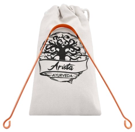 Miniatyrbild Bambaw Ayurvedisk Tungskrapa i Koppar, 1 st