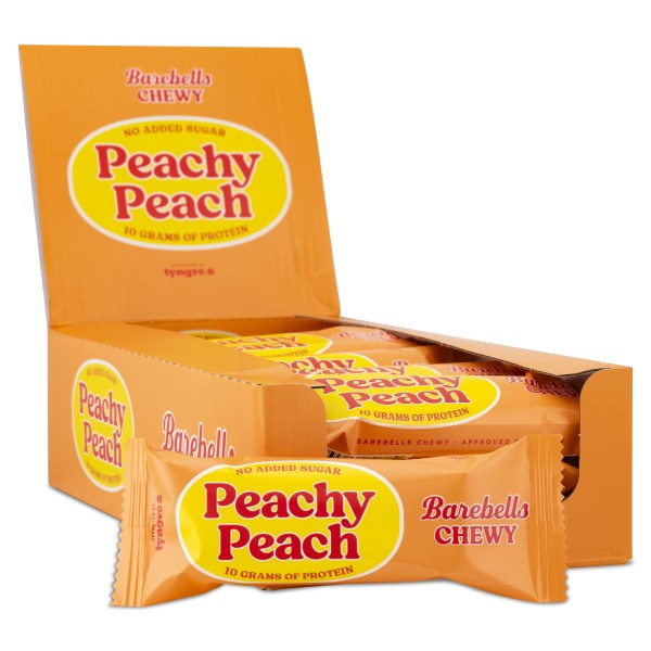 Barebells Chewy, Peachy Peach, 18-pack