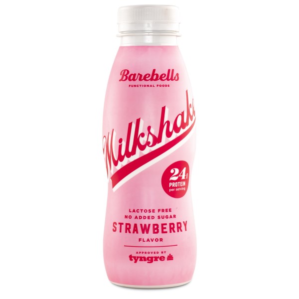 Barebells Milkshake, Strawberry, 330 ml