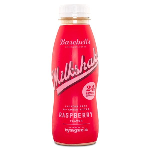 Barebells Milkshake, Raspberry, 330 ml