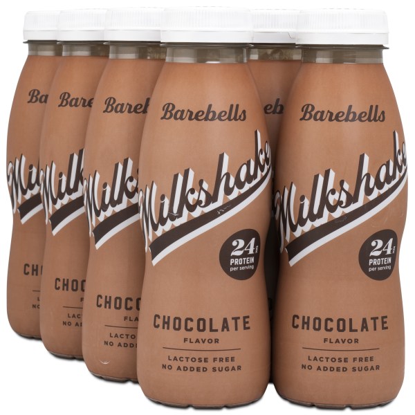 Barebells Milkshake, Chocolate, 8-pack