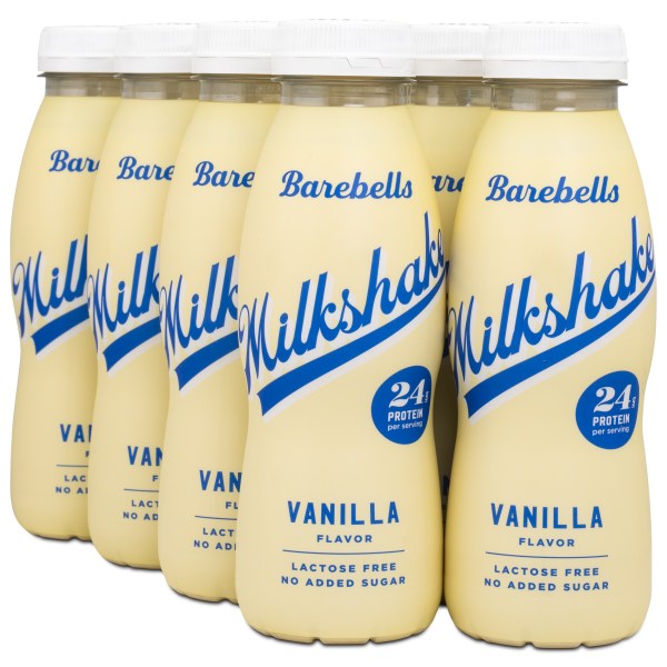 Barebells Milkshake, Vanilla, 8-pack