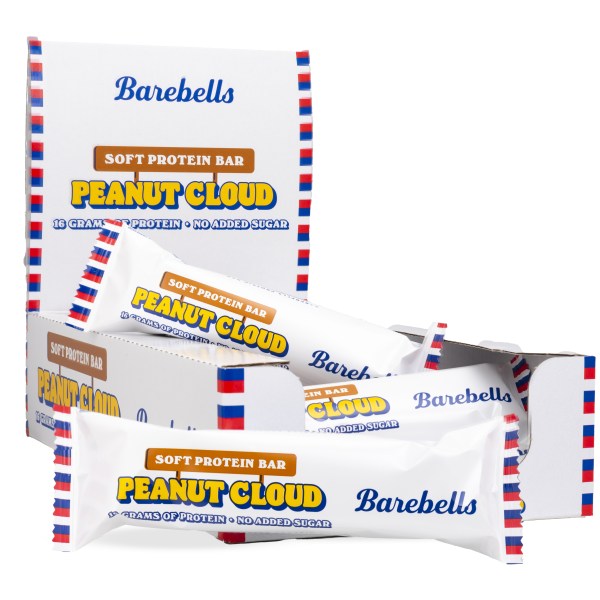 Barebells Soft Protein Bar, Peanut Cloud, 12-pack