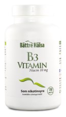 Miniatyrbild B�ttre H�lsa B3 Niacin 10 mg, 750 tabl