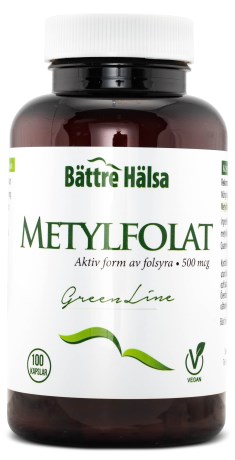 Miniatyrbild B�ttre H�lsa Metylfolat, 100 kaps