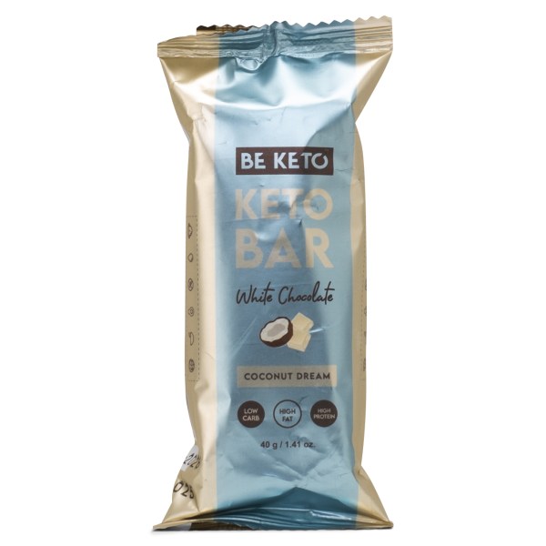 BeKeto KETO Bar, Tropical Coconut, 40 g