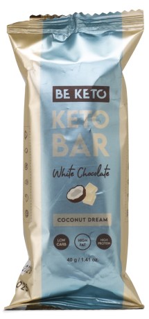 Miniatyrbild BeKeto KETO Bar, Tropical Coconut, 40 g