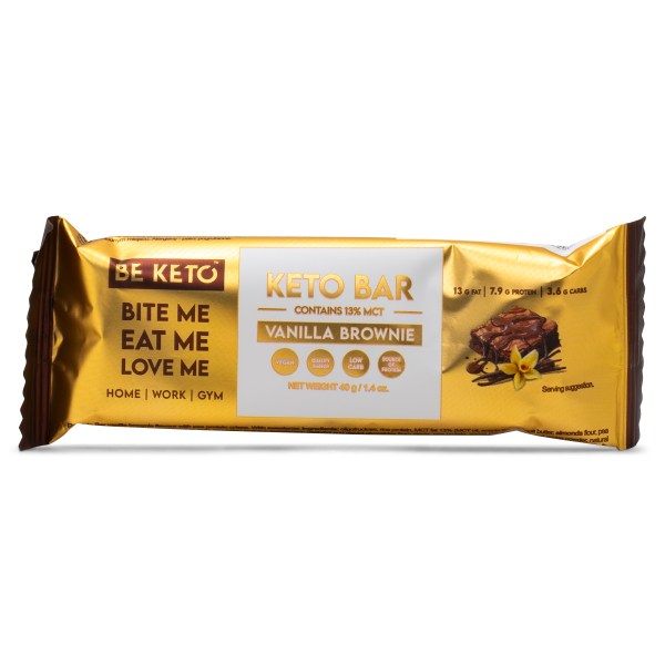 Beketo KETO Bar Soft, Vanilla Brownie, 40 g