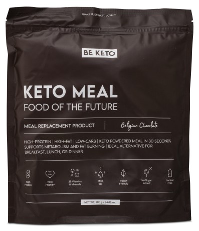Miniatyrbild BeKeto KETO Meal, Belgian Chocolate, 700 g