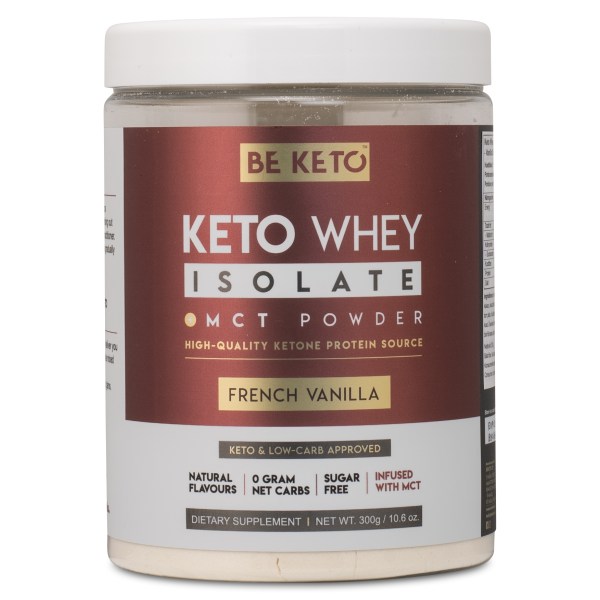 BeKeto KETO Whey + MCT, French Vanilla, 300 g