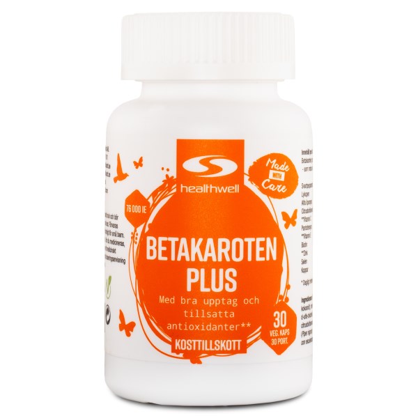 Healthwell Betakaroten Plus, 30 kaps