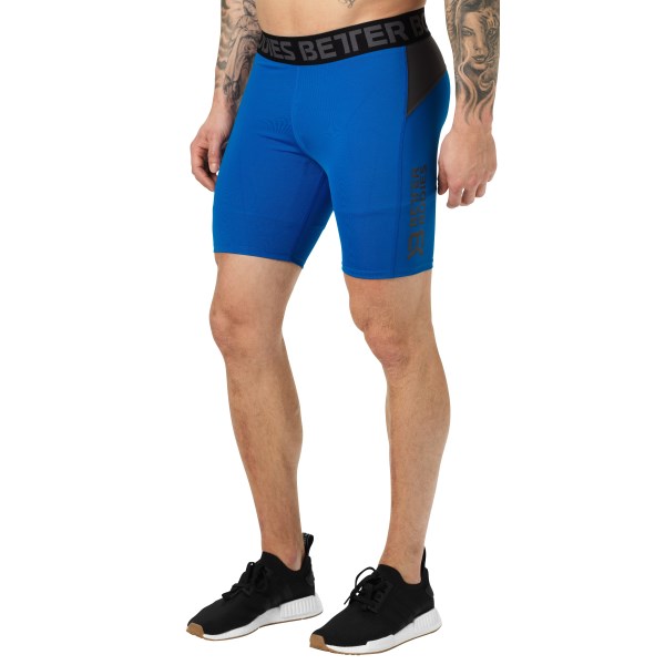 Better Bodies BB Compression Shorts  Strong Blue