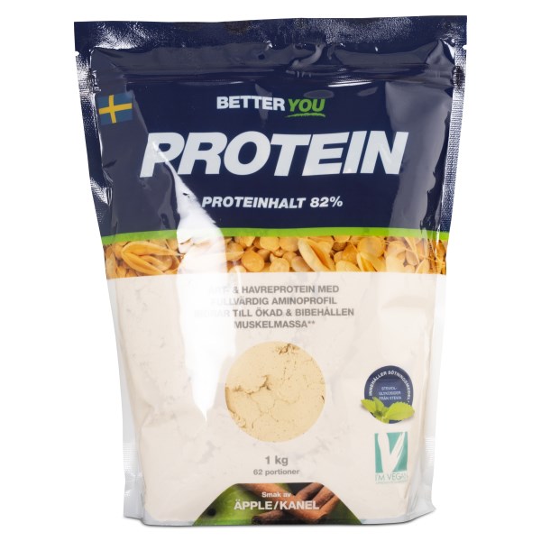 Better You Ärt & Havreprotein, Äppel/Kanel, 1 kg