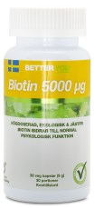 Miniatyrbild Better You Biotin 5000, 30 kaps