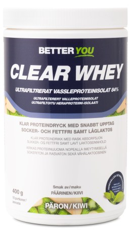 Miniatyrbild Better You Clear Whey, P�ron/Kiwi, 400 g