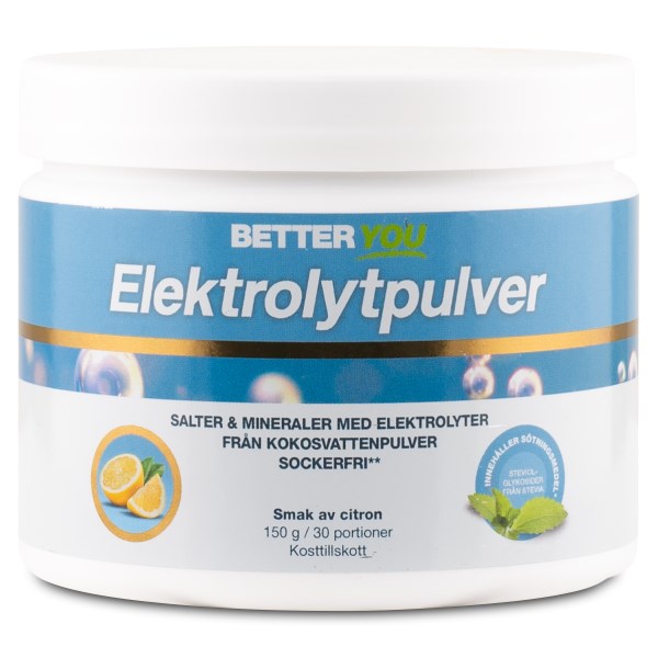 Better You Elektrolytpulver, Citron, 150 g