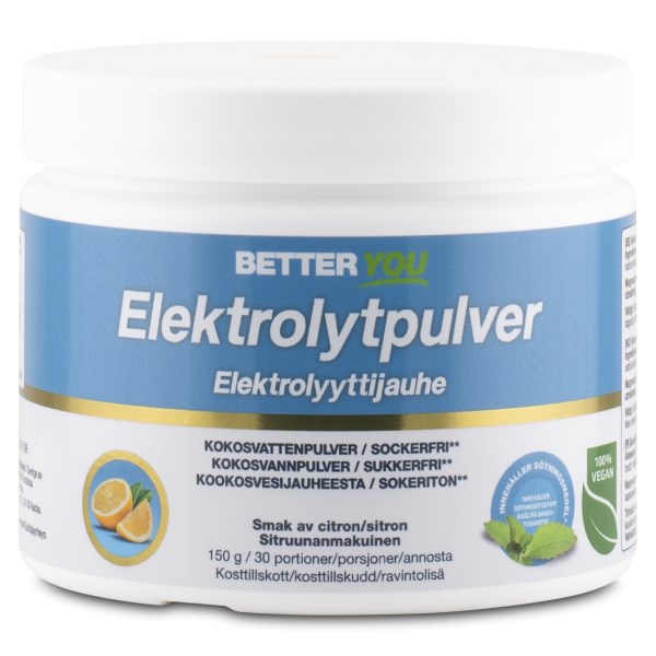 Better You Elektrolytpulver, Fläder, 450 g