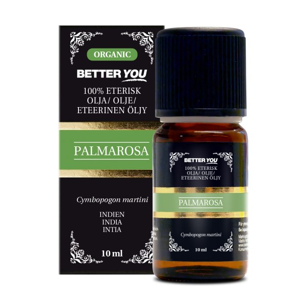 Better You Eterisk Olja Palmarosa Eko, 10 ml