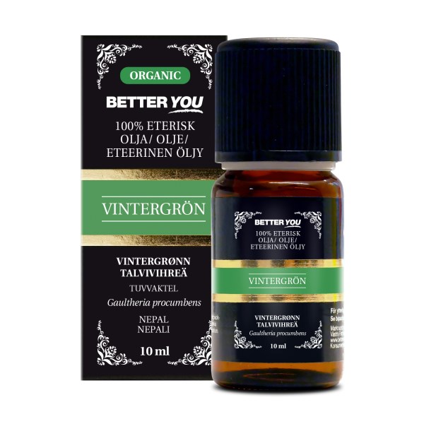 Better You Eterisk Olja Vintergröna Eko, 10 ml