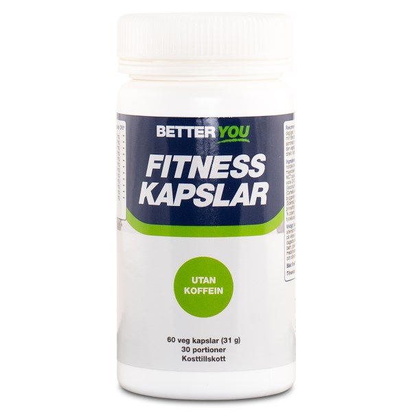 Better You Fitness Kapslar, 60 kaps, Utan koffein Better You Fitness Kapslar, 60 kaps, Utan koffein
