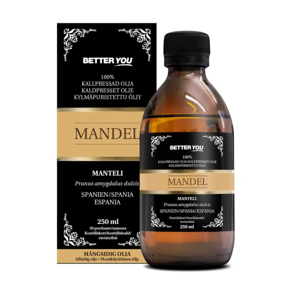 Better You Kallpressad Mandelolja, 250 ml
