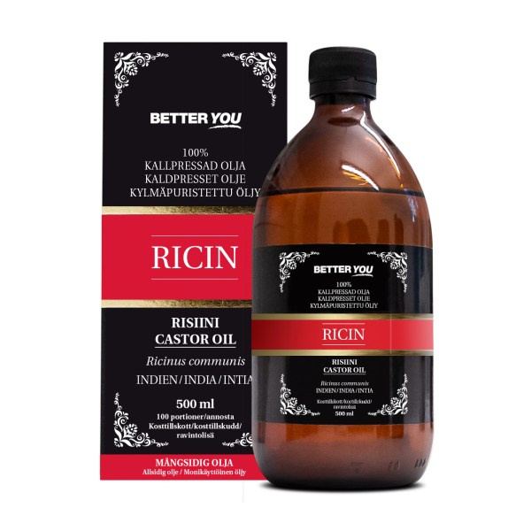 Better You Kallpressad Ricinolja, 500 ml