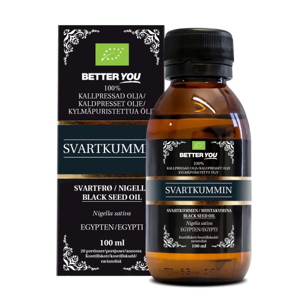 Better You Kallpressad Svartkumminolja EKO, 100 ml
