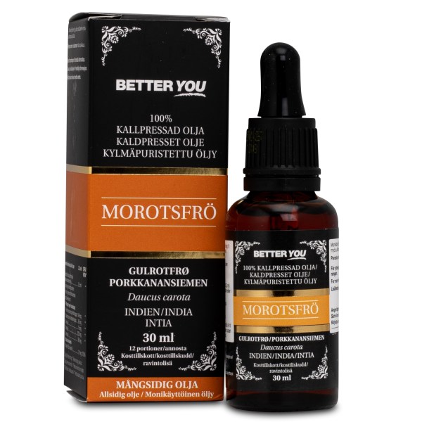 Better You Morotsfröolja Kallpressad, 30 ml