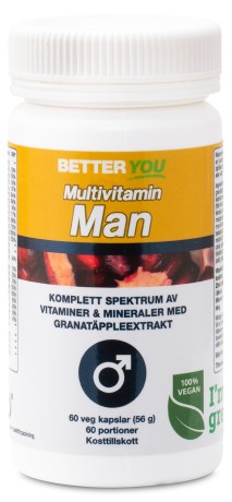 Miniatyrbild Better You Multivitamin Man, 60 kaps