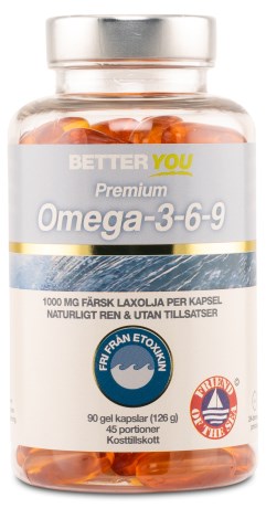 Miniatyrbild Better You Premium Omega-3, 90 kaps