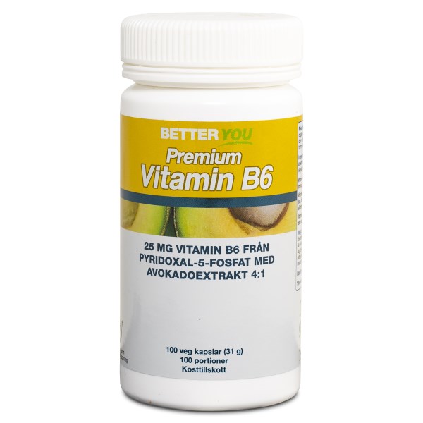 Better You Premium Vitamin B6, 100 kaps