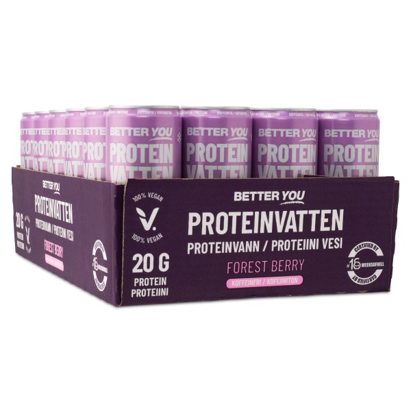 Better You Proteinvatten, Forest Berry, 24-pack