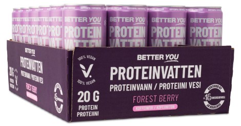 Miniatyrbild Better You Proteinvatten, Forest Berry, 24-pack
