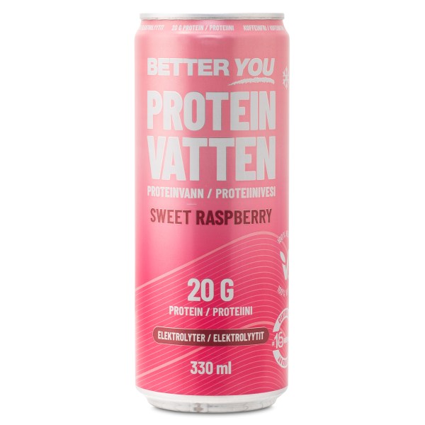 Better You Proteinvatten m Elektrolyter, Sweet Raspberry