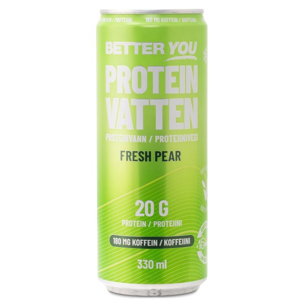 Better You Proteinvatten m Koffein 180 mg, Fresh Pear