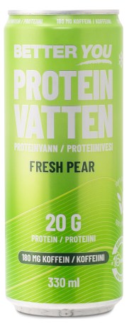Miniatyrbild Better You Proteinvatten m Koffein 180 mg, Fresh Pear, 1 st