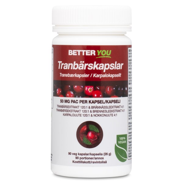 Better You Tranbärskapslar, 90 kaps