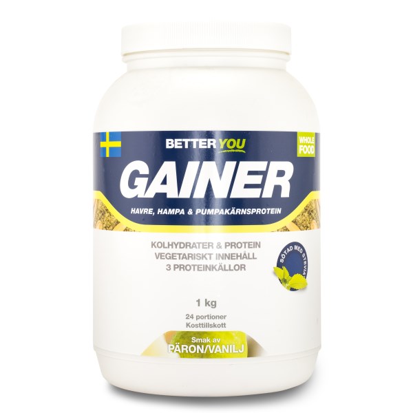 Better You Vegetarisk Gainer Vanilj/päron 1 kg