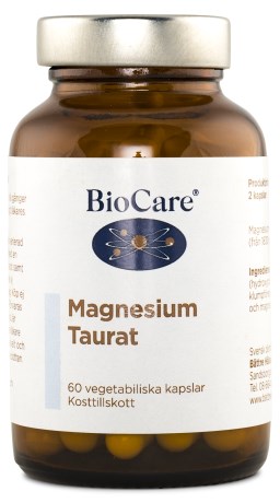 Miniatyrbild BioCare Magnesium Taurat, 60 kaps